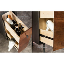 【Clearance】 Tyme (천천히해) Extendable Wide 3-Drawer Chest Set w/ Mirror & Stool