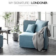 【Clearance】 My Signature Londoner (런더너) 1 Seater (L) Sofa (Mint Black)