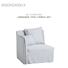 【Clearance】 My Signature Londoner (런더너) 1 Seater (R) Sofa Fabric Cover Set
