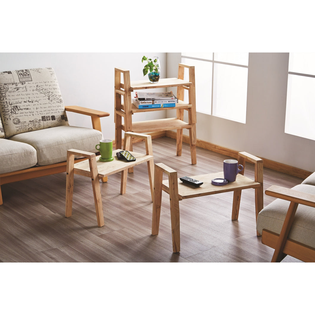 【Clearance】 SCALE 3 Tier Coffee Table (Set of 3)