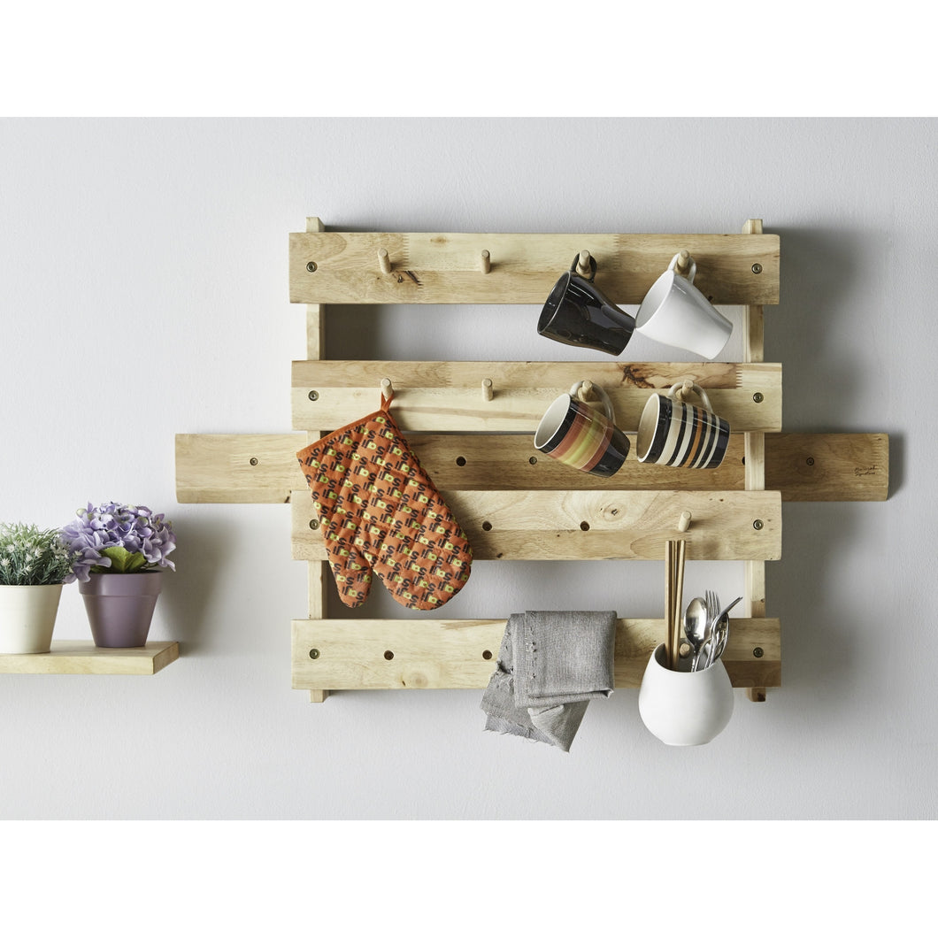 【Clearance】 FANCY Wood Pallet Hanging Rack