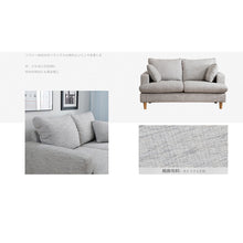 【Clearance】 DEFINITE Fabric Sofa by FUN LIFE (Grey)