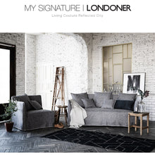【Clearance】 My Signature Londoner (런더너) 1R+3 Seater Sofa (White Black)
