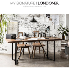 【Clearance】 My Signature Londoner (런더너) Dining Table 1800 (Wood slab)