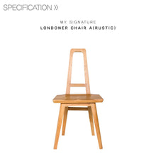 【Clearance】 My Signature Londoner (런더너) Chair A (Rustic) (2 pcs)