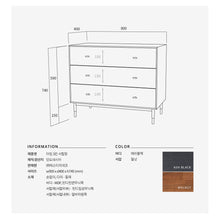 【Clearance】 Tyme (천천히해) Extendable Wide 3-Drawer Chest Set w/ Mirror & Stool